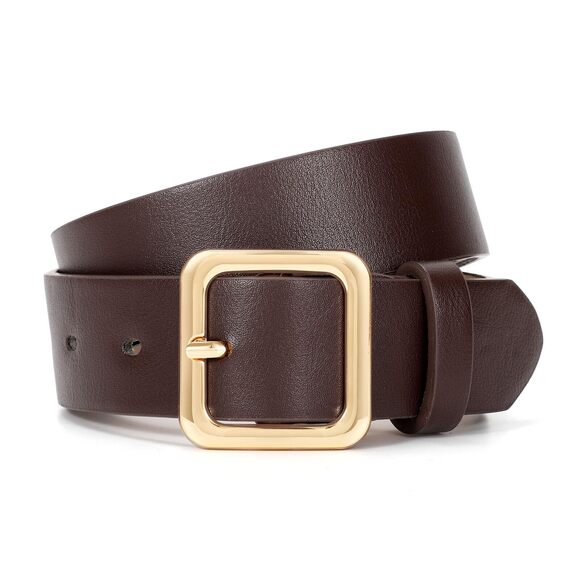 Women's Leather Belts For Jeans Pants Dresses Fashion Ladies Black Belt 5164